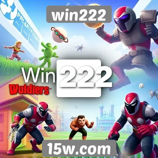 Variedade de jogos disponíveis na plataforma win222
